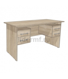 Стол письменный двухтумбовый (по 2 ящика)